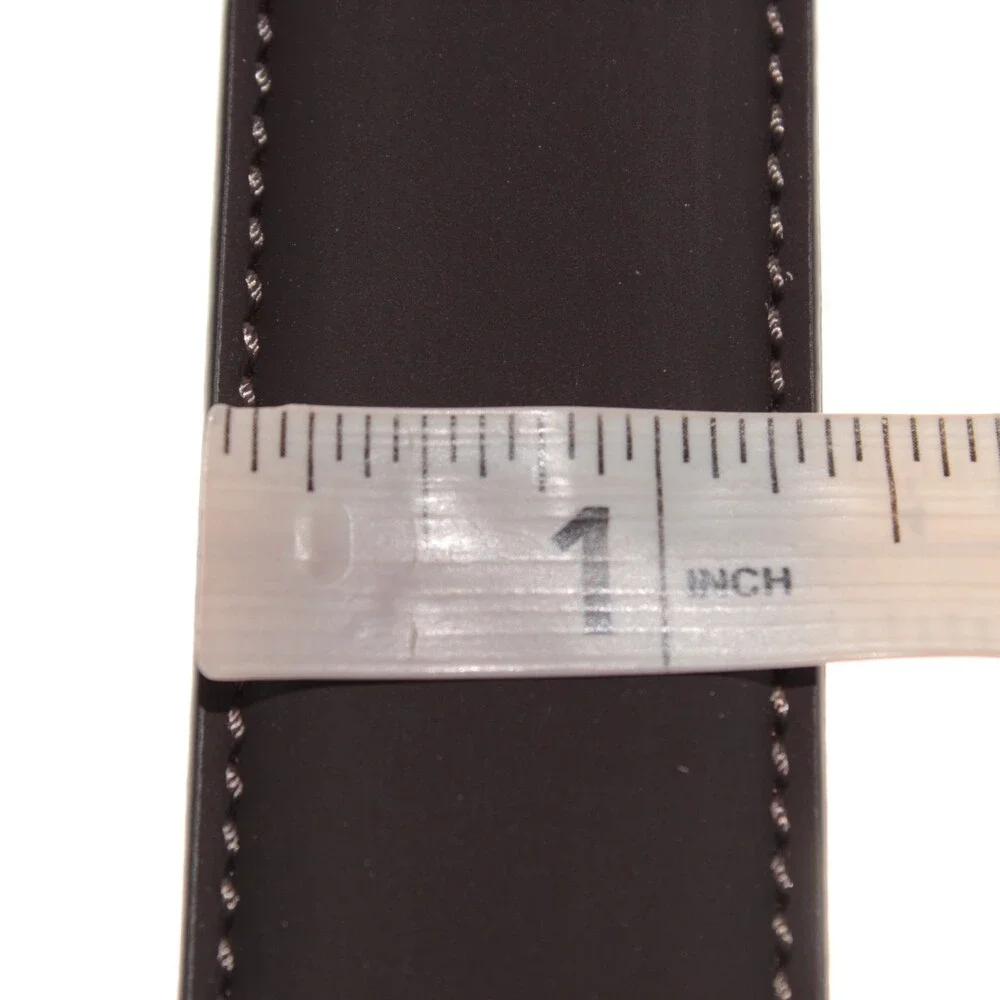 Di Bianco NWT Cut to Size Dress Belt In Solid Brown Leather One Size